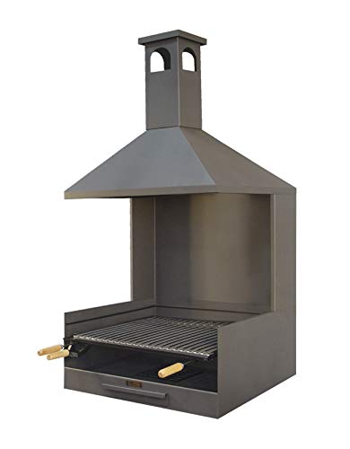 Imex El Zorro 71595 - Cajón Barbacoa Especial Paellera c/Chimenea y Parrilla...