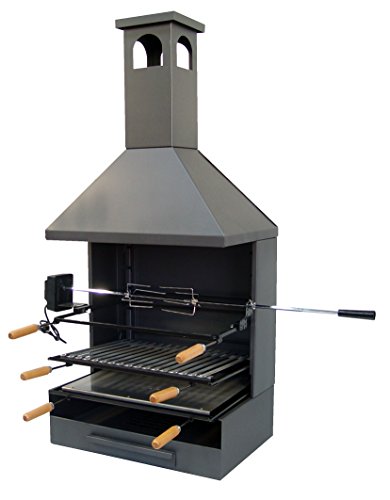 Imex El Zorro 71556 - Cajón Chimenea c/Parrilla, Plancha y Kit 61x40x135 cms.