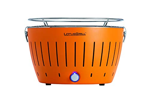 LotusGrill G-OR-34P Barbacoa con baterías y cable de alimentación USB, 35 x...