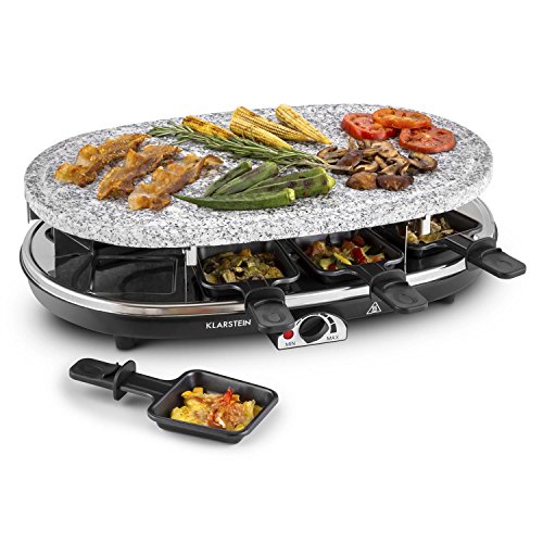 Klarstein Steaklette - Raclette Grill, Parrilla de mesa, Barbacoa-Party, 1500W,...