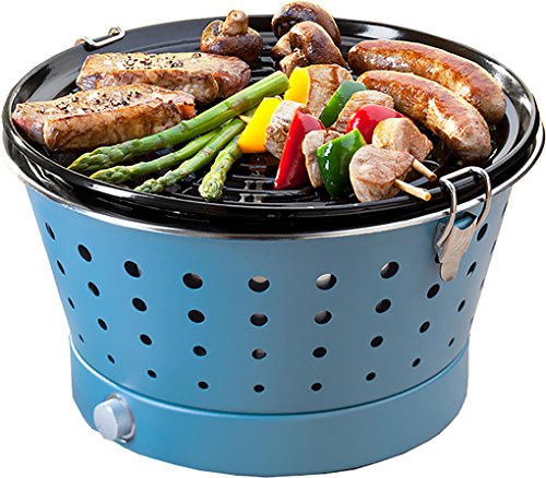 Food&Fun Grillerette Classic - Barbacoa portátil sin Humo, Parrilla 37 cm